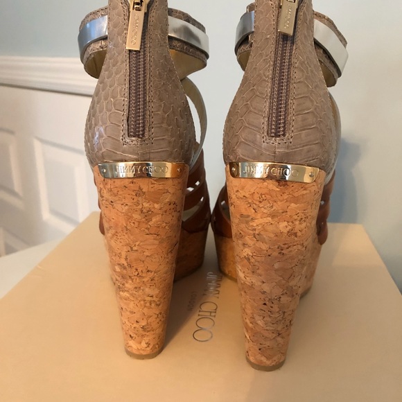 **SOLD** JIMMY CHOO PIERCE WEDGE *BRAND NEW* - Picture 3 of 6